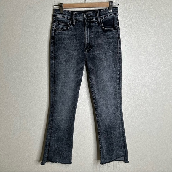Mother The Insider Crop Step Fray jeans Train Stops 27 - Picture 2 of 15